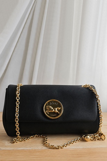 Кожаная сумка Chloe 28x17 см   
