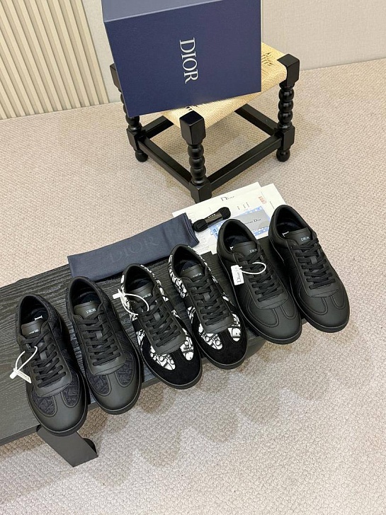Мужские кожаные кроссовки Dior B01 Matchpoint