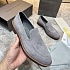 Замшевые лоферы Brunello Cucinelli - Grey