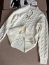 Женский шерстяной свитер Versace premium - White
