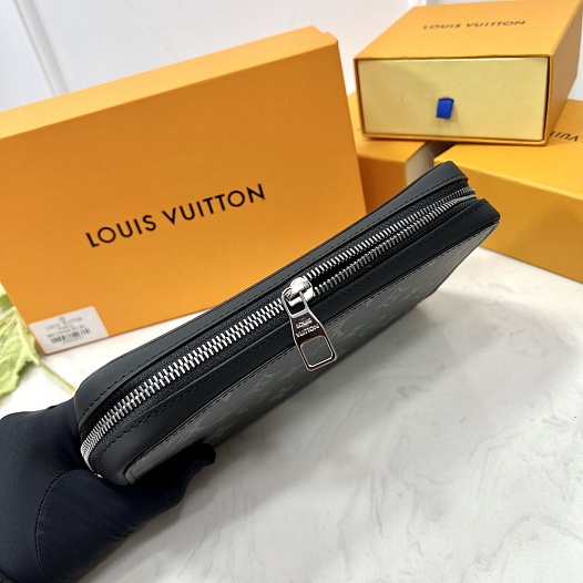 Кожаное портмоне Louis Vuitton Zippy XL premium 22x12x5 см   