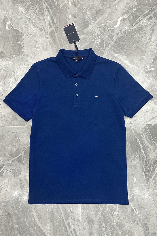 Мужское синее поло Tommy Hilfiger