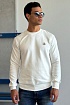 Свитшот белого цвета Moncler logo-patch