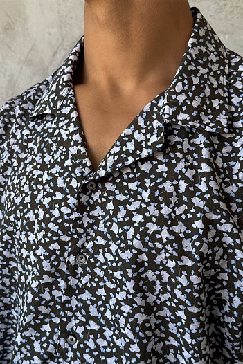 Мужская рубашка Dolce & Gabbana floral-print   