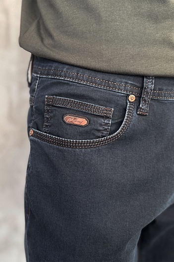 Мужские джинсы синего цвета Brioni regular fit   