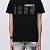 Мужская чёрная футболка Dsquared2 "ICON"