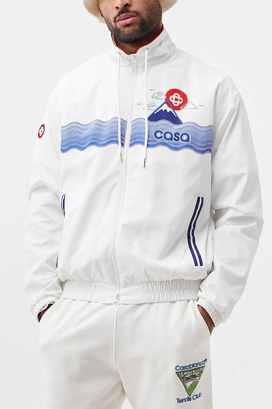 Белая ветровка Casablanca Shell Suit Track