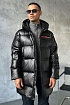 Мужская чёрная парка Prada Linea Rossa
