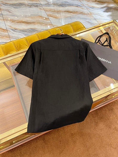 Льняная рубашка Dolce & Gabbana Premium   