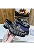 Мужские лоферы Dior Granville Oblique Jacquard