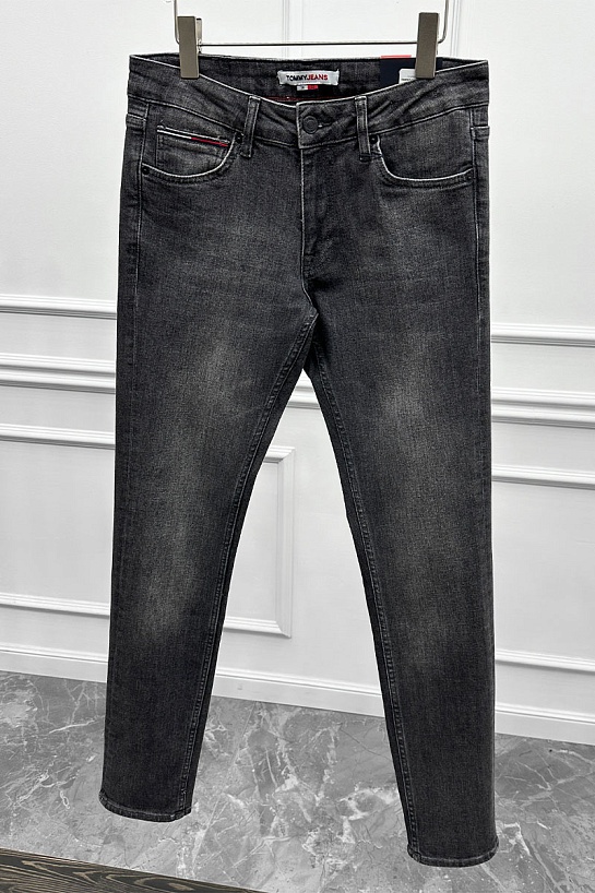 Мужские тёмно-серые джинсы Tommy Hilfiger Austin Slim Tapered