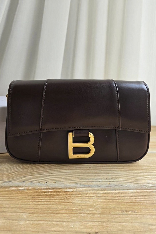 Кожаная сумка Balenciaga Hourglass 22x13 см
