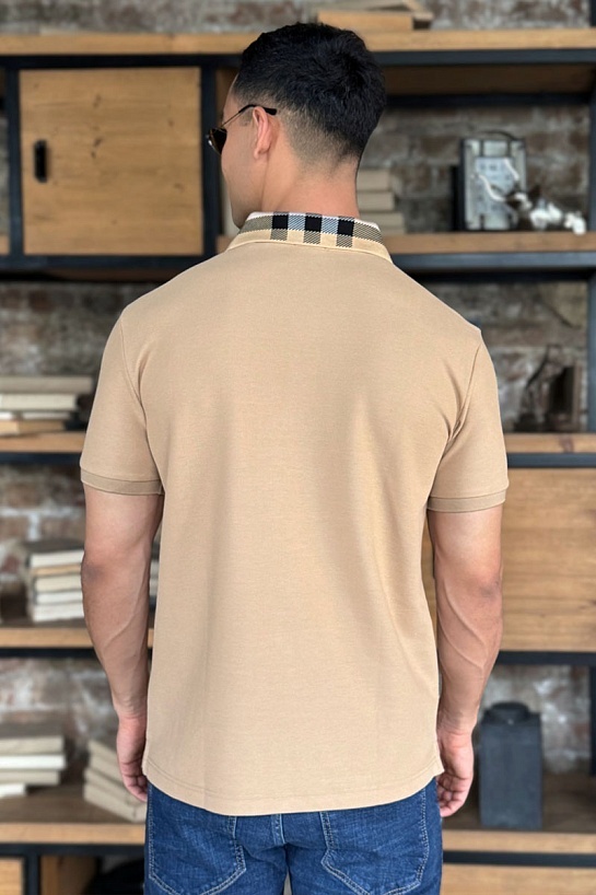 Мужское поло Burberry Premium - Beige