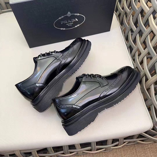 Лакированные ботинки Prada premium - Black