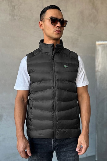 Мужской жилет Lacoste цвета антрацит   