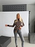 Женское поло с длинным рукавом Celine premium