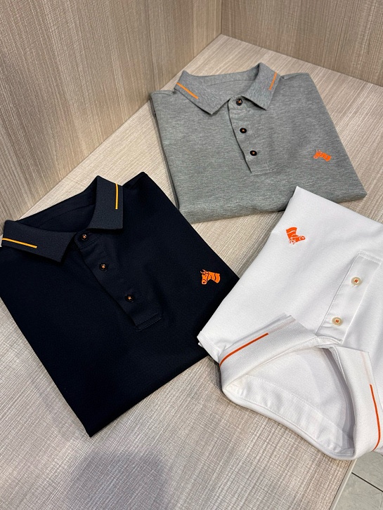Мужское поло Hermes Premium - Navy