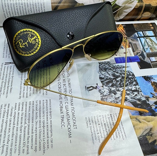 Солнцезащитные очки Ray-Ban Aviator Large Metal   