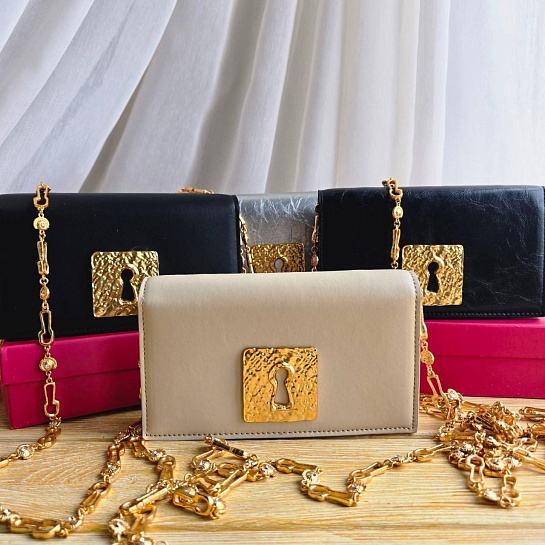Кожаная сумка Schiaparelli 19x11 см