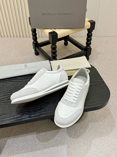 Мужские кроссовки Brunello Cucinelli low-top - White   
