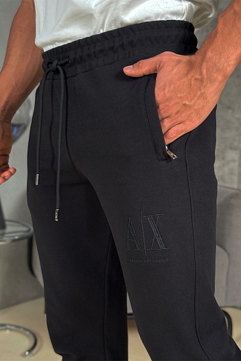 Спортивные штаны Armani Exchange logo-embroidered   