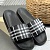 Мужские шлёпанцы Burberry Furley Check