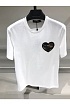 Белая мужская футболка Dolce&Gabbana camouflage heart