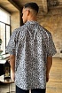 Мужская серая рубашка Dolce & Gabbana graphic-print