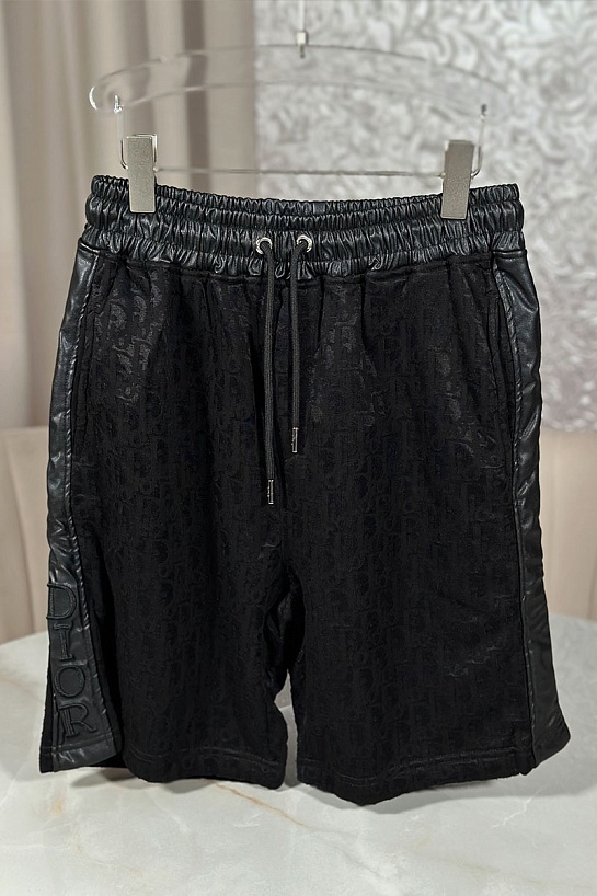 Чёрные шорты Dior monogram