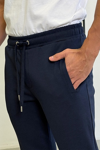 Спортивные штаны Dolce & Gabbana logo plaque - Navy   