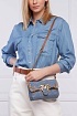 Женская сумка Baby Love Puff Denim 23x14 см
