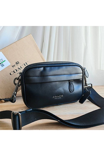 Кожаная сумка Coach Graham 25x18 см (3 расцветки)   