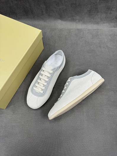 Мужские замшевые кроссовки Brunello Cucinelli   