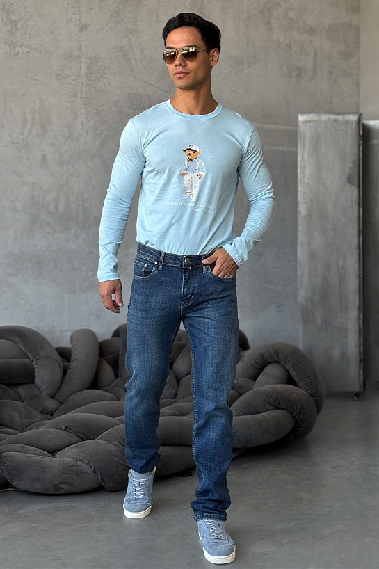Мужские синие джинсы Paul & Shark regular fit