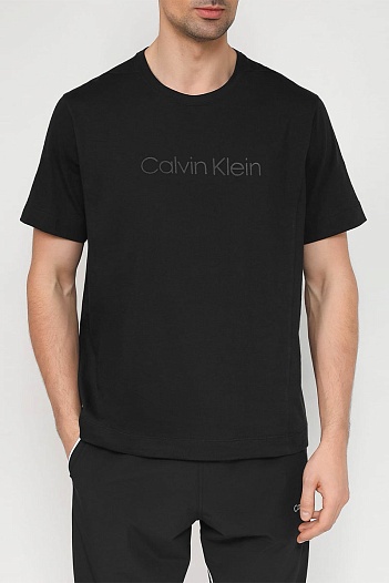 Мужская футболка Calvin Klein чёрного цвета   