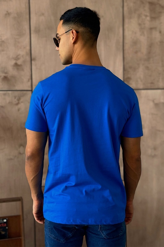 Мужская синяя футболка Hugo Boss