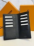 Кожаный бумажник Louis Vuitton Brazza premium 10x19x2 см