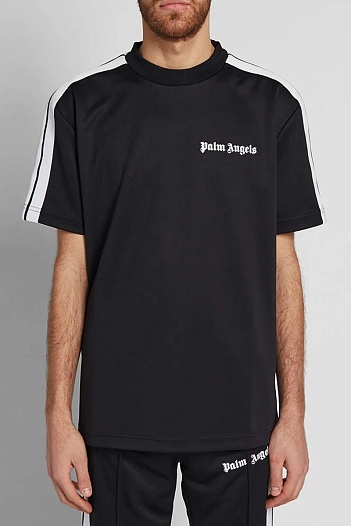 Мужская футболка Palm Angels Track - Black   
