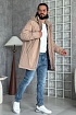 Мужская парка бежевого цвета Loro Piana