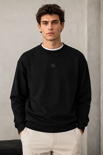 Мужской свитшот Hugo Boss Dettil - Black   