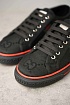 Мужские чёрные кроссовки Gucci GG Monogram
