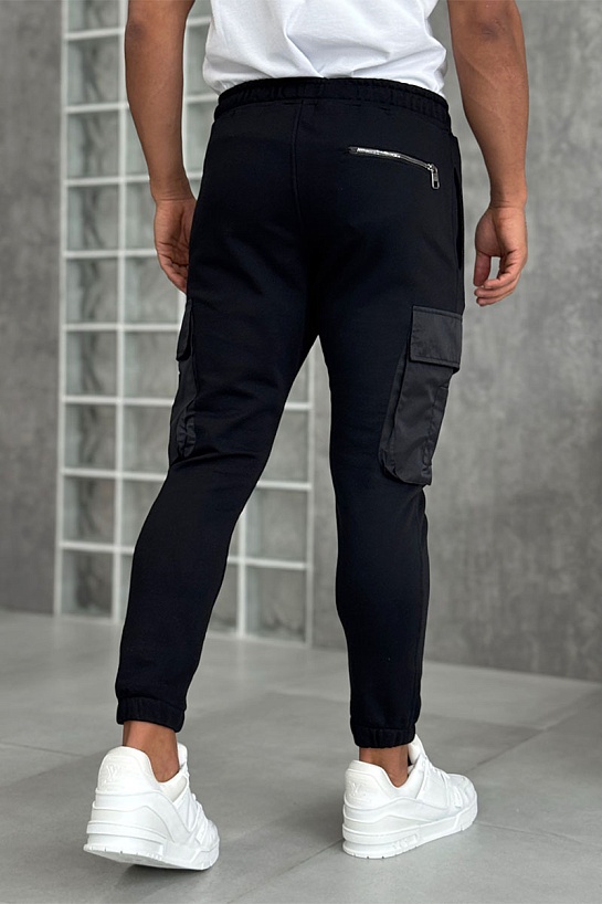 Мужские чёрные джоггеры Neil Barrett