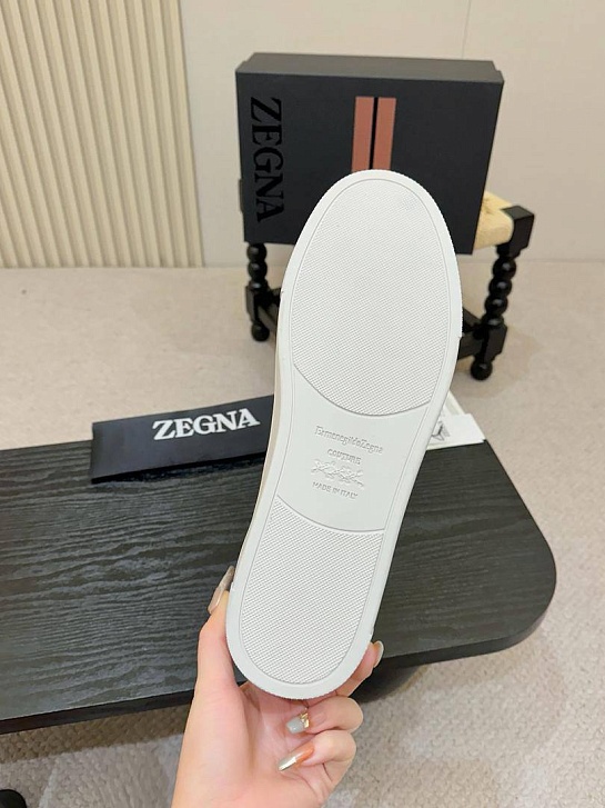 Мужские кроссовки Ermenegildo Zegna Triple Stitch - Navy