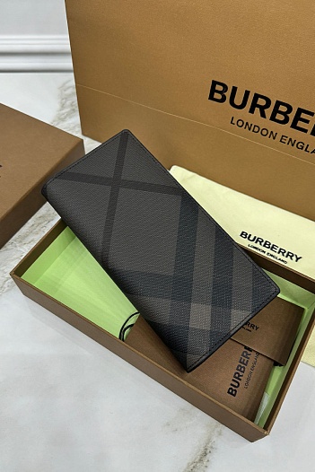 Кожаный бумажник Burberry Premium 19x10x2.5 см   