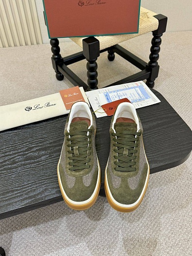 Мужские кроссовки Loro Piana Tennis Walk - Green   