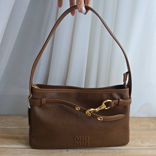 Кожаная сумка MIU MIU 32x18 см   