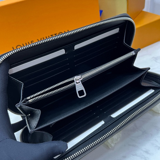 Кожаное портмоне Louis Vuitton Zippy XL Premium 22x12x5 см