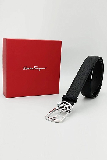 Кожаный ремень Salvatore Ferragamo(ширина 3.8 см, длина 120 см)   