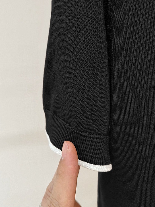 Мужское поло Kiton Premium - Black