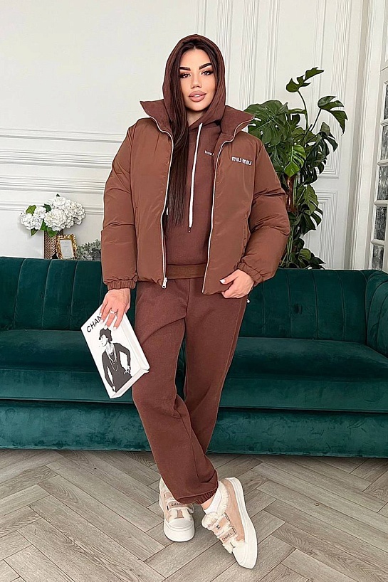 Женский костюм тройка MIU MIU Premium